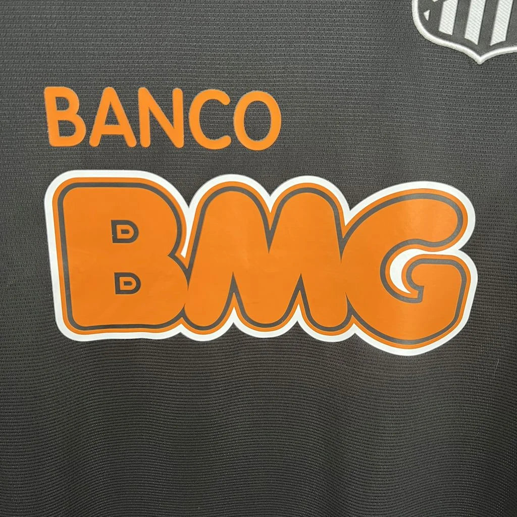 2011/2012 Retro Santos Away Black Football Shirt FTBL4ALL