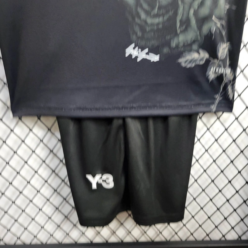 2024/2025 Real Madrid Y-3 Special Edition Black Football Shirt 1:1 Thai Quality Kids Size FTBL4ALL