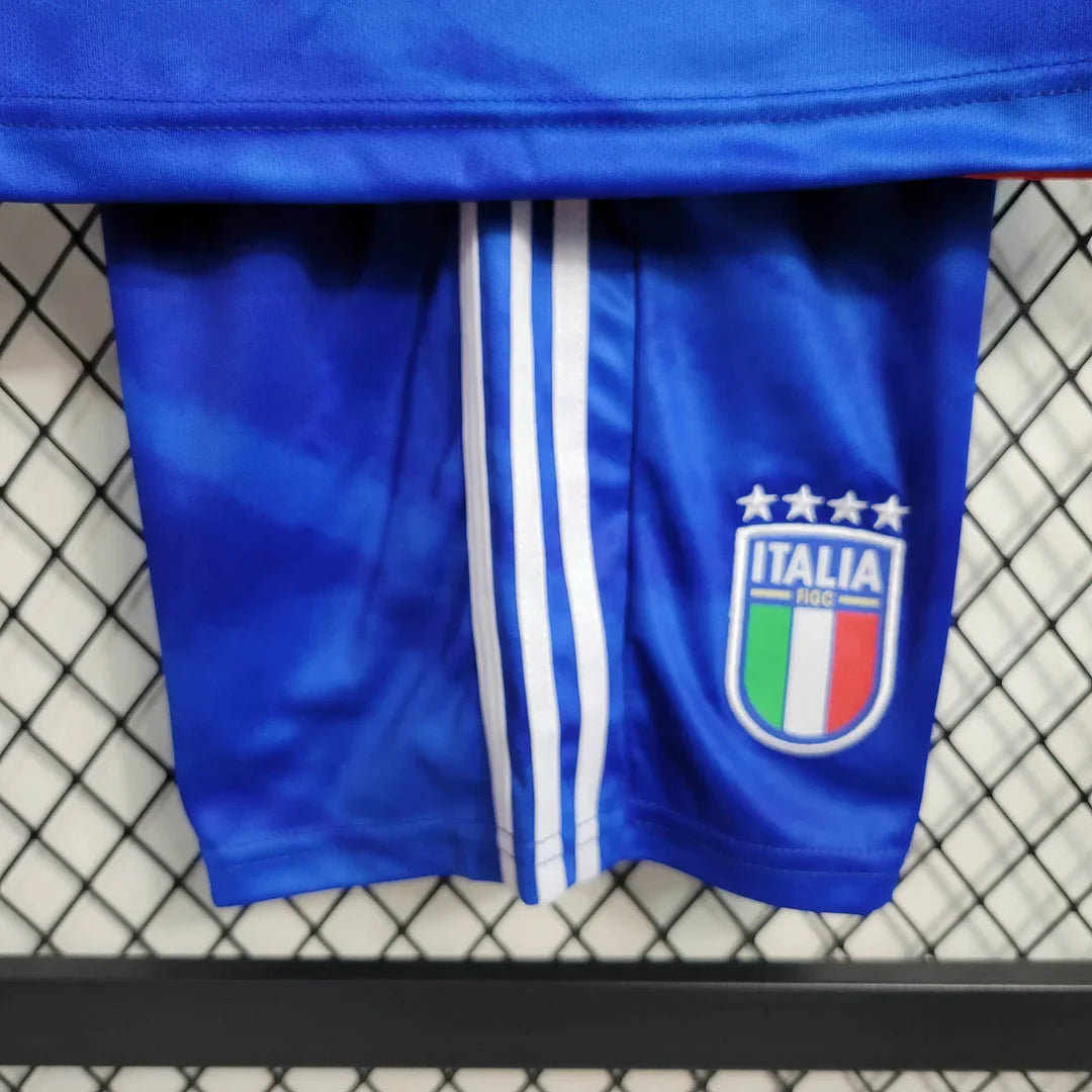 2023 Italy Home Soccer Shirt Kids Size FTBL4ALL