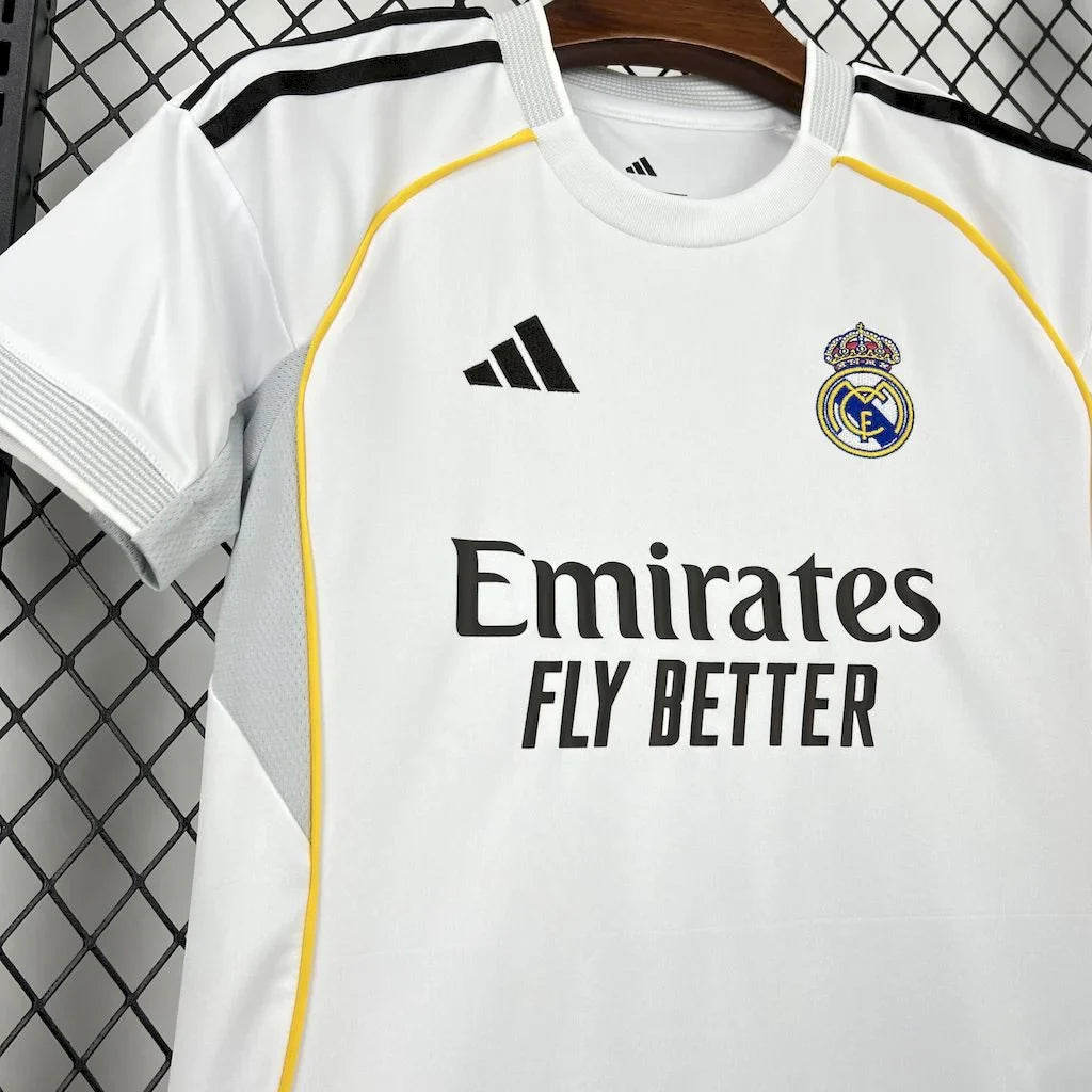 2025/2026 Real Madrid Home Football Shirt Kids Size FTBL4ALL