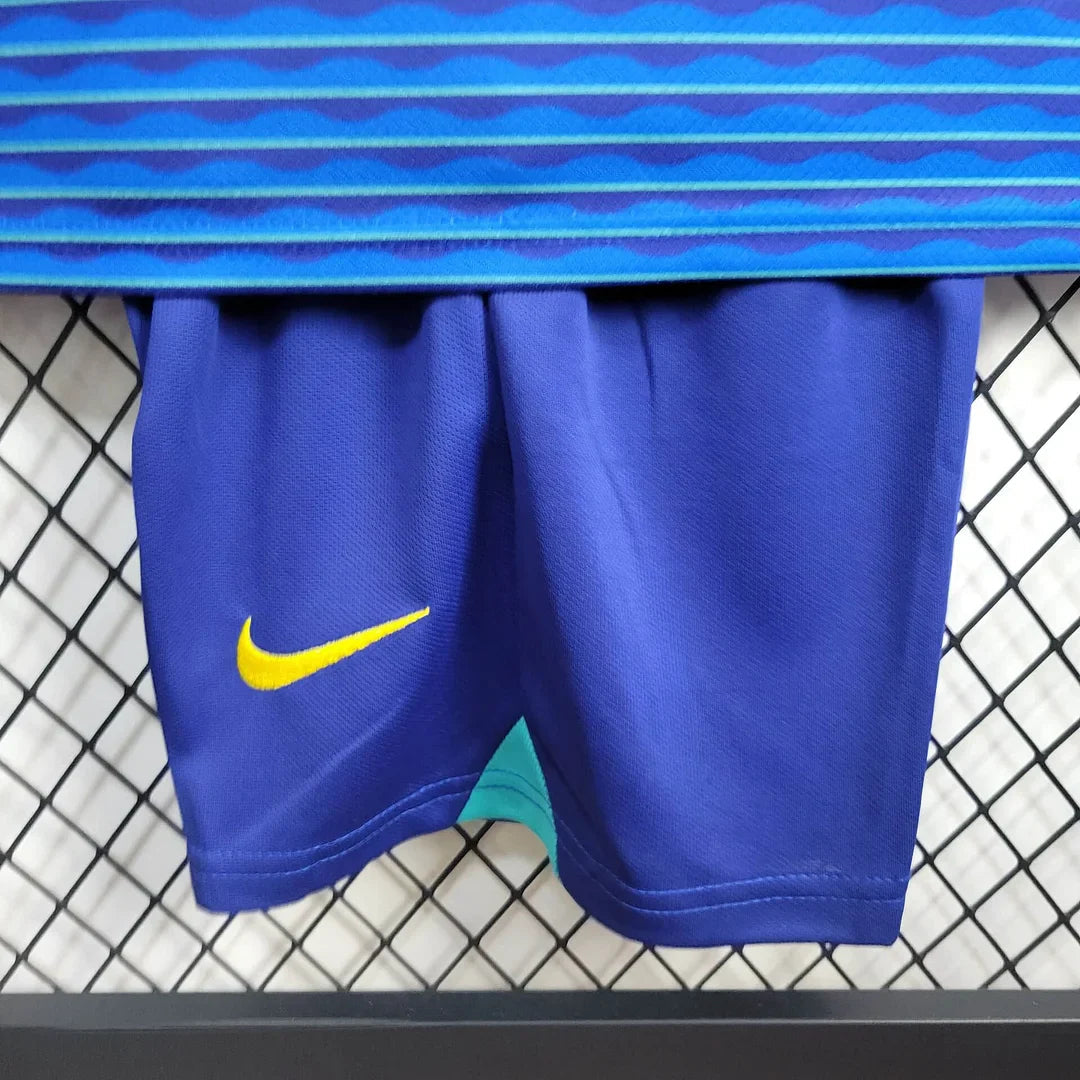 2024 Brazil Away Football Shirt Kids Size 1:1 FTBL4ALL