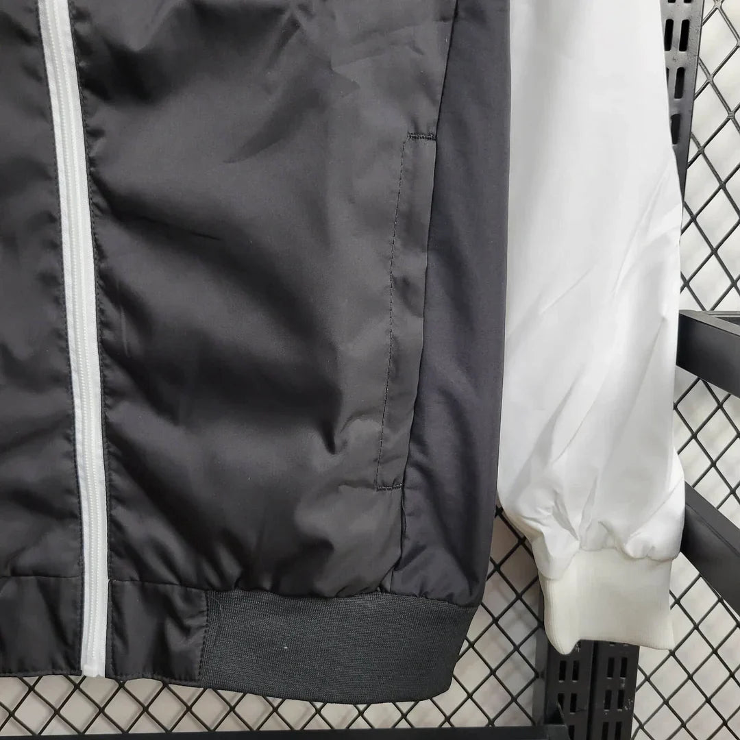 2024/2025 Bayern Munich Windbreaker White and Black FTBL4ALL