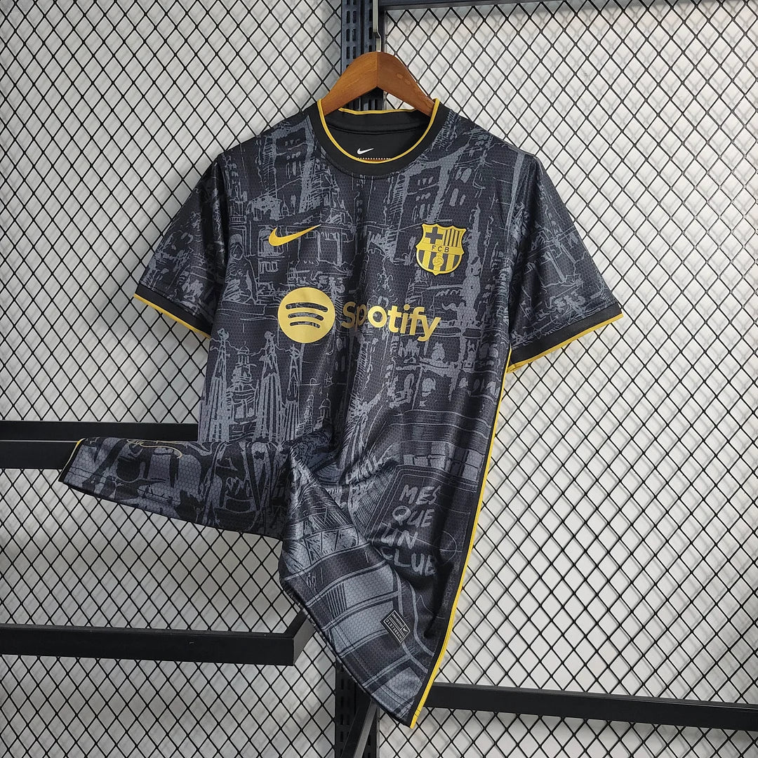 2023/2024 Barcelona Special Edition Black Football Shirt 1:1 Thai Quality FTBL4ALL