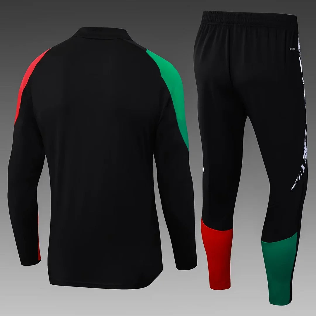 2024/2025 Arsenal Half-Pull Tracksuit Black 1:1 Thai Quality FTBL4ALL