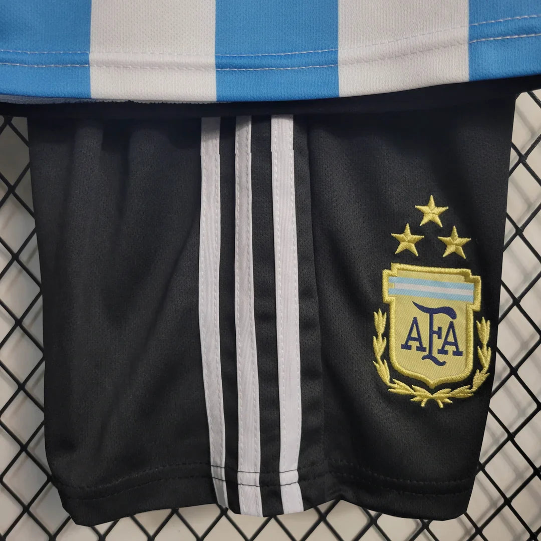 2022 Argentina Home Football Shirt Kids Size FTBL4ALL