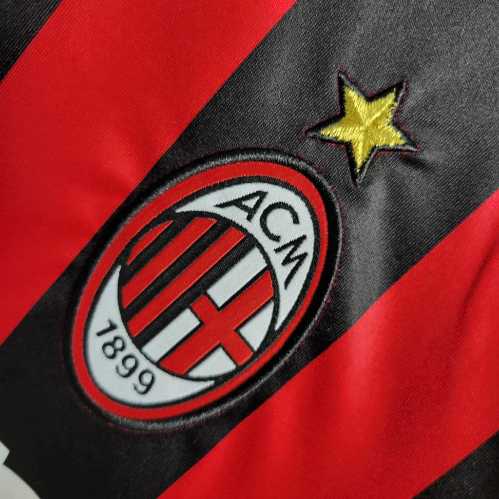 2006/2007 Retro Long Sleeve AC Milan Home Football Shirt 1:1 Thai Quality FTBL4ALL
