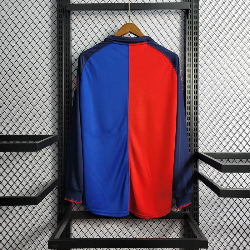 Retro Long Sleeve Barcelona 100th Anniversary Version Football Shirt Home 1:1 Thai Quality FTBL4ALL