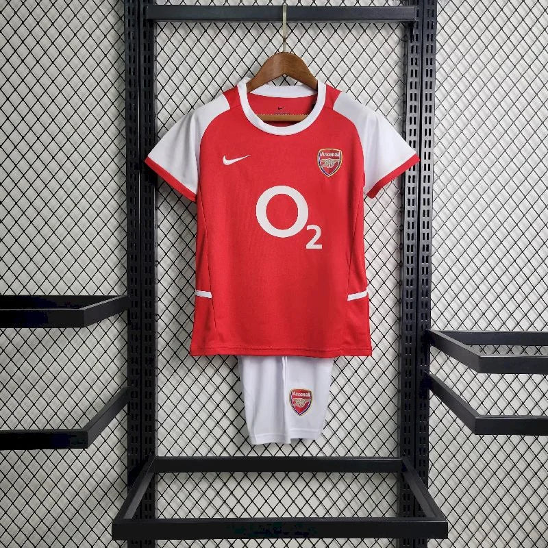2002/2004 Retro Kids Size Arsenal Home Football Shirt 1:1 Thai Quality FTBL4ALL