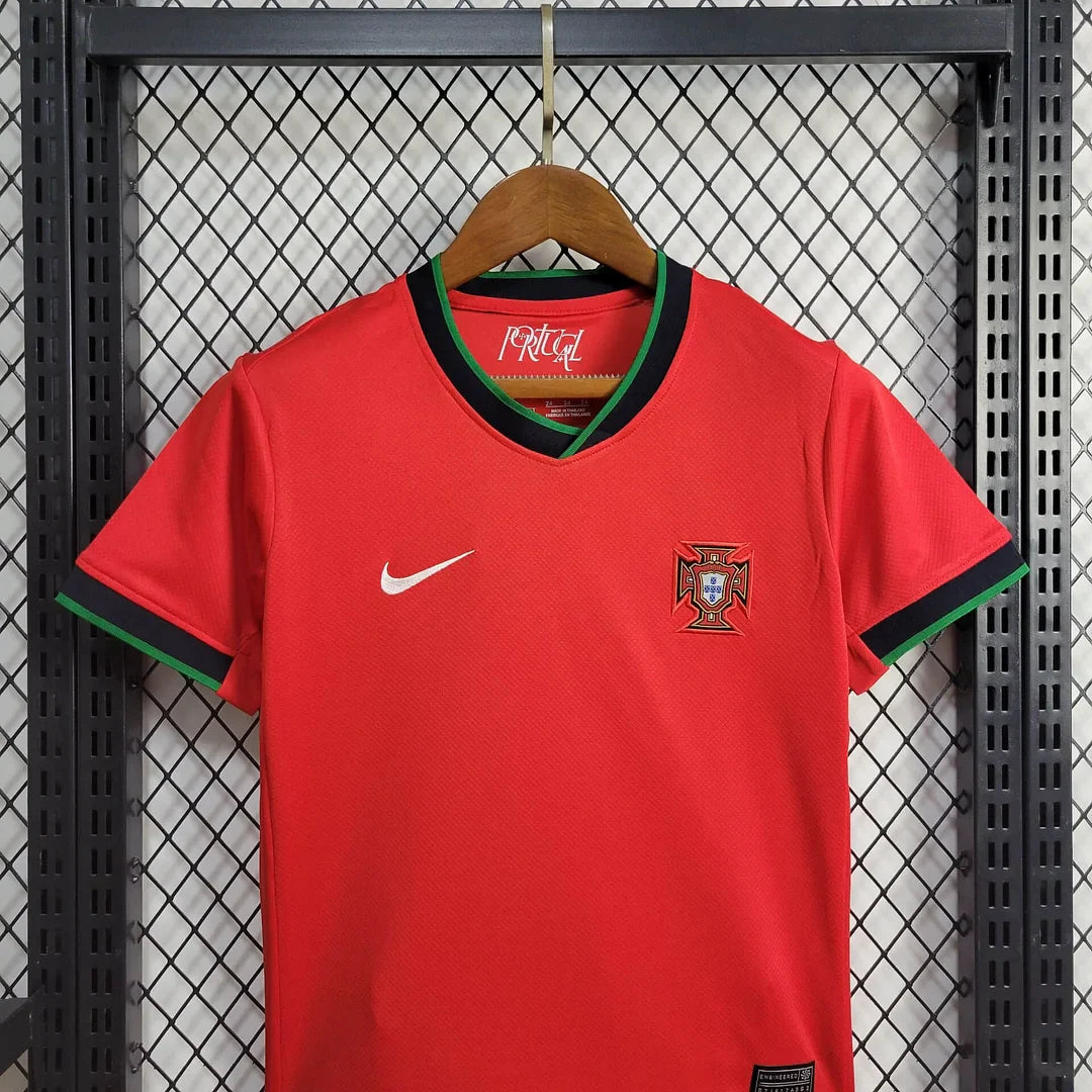 2024 Portugal Home Football Shirt Kids Size 1:1 Thai Quality FTBL4ALL
