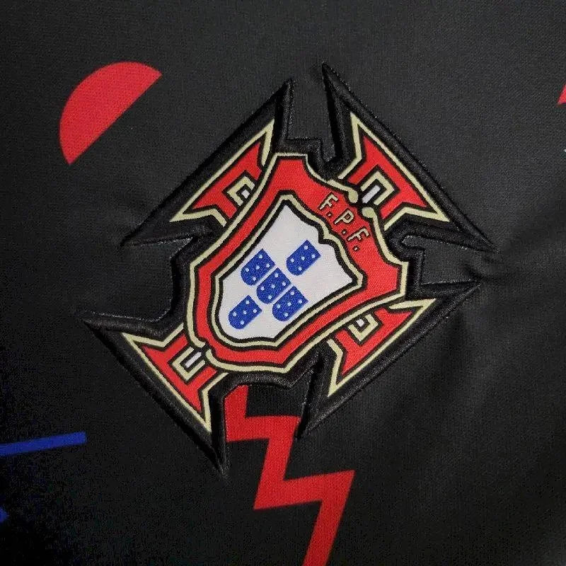 2024 Portugal Training Wear Black Football Shirt 1:1 Thai Quality FTBL4ALL
