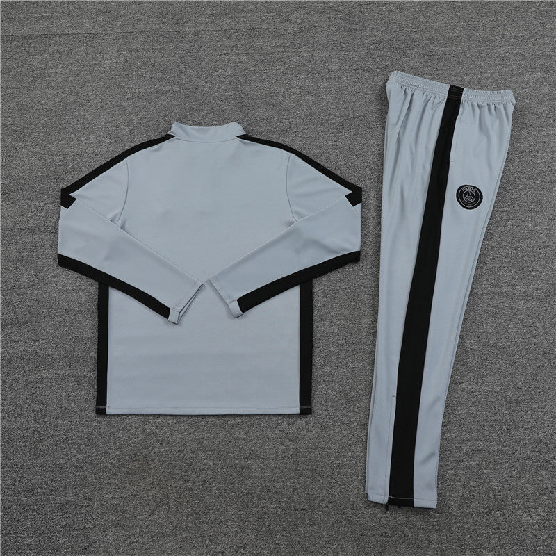 2023/2024 PSG Paris Saint-Germain Light Blue Half-Pull Tracksuit FTBL4ALL