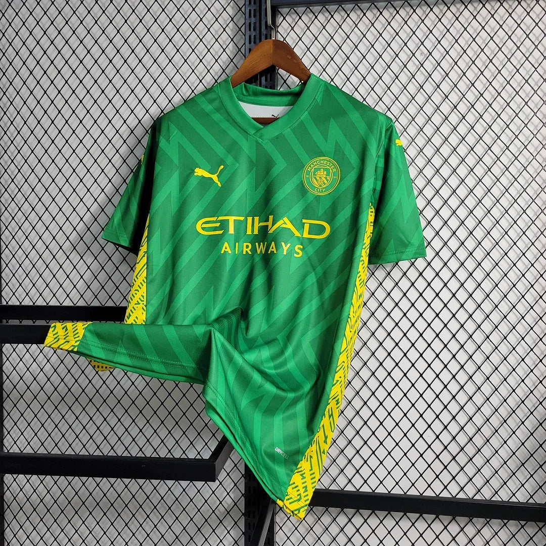 2023/2024 Manchester City Goalkeeper Green Football Shirt 1:1 Thai Quality FTBL4ALL
