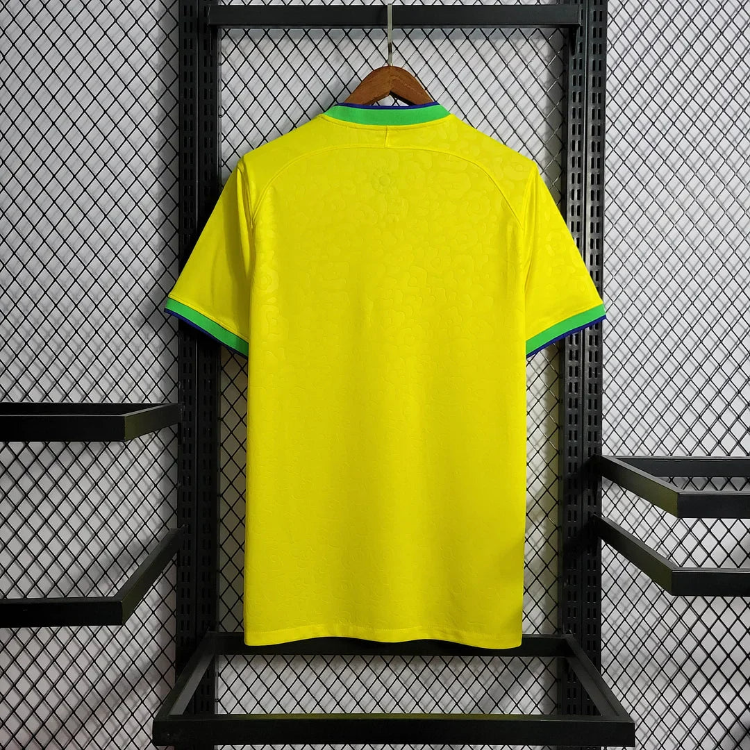 2022 World Cup Brazil Home Soccer Jersey FTBL4ALL