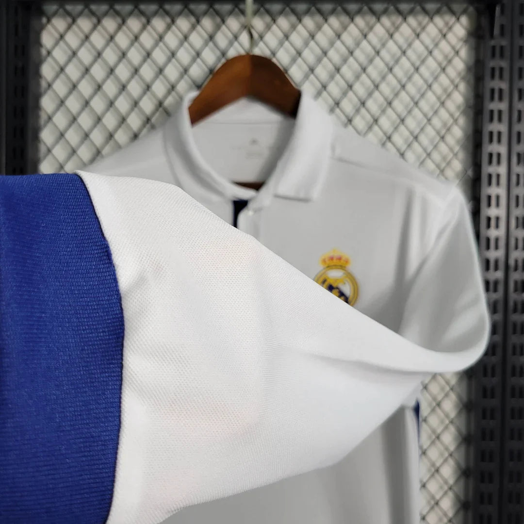 2016/2017 Retro Long Sleeve Real Madrid Home Football Shirt 1:1 Thai Quality FTBL4ALL