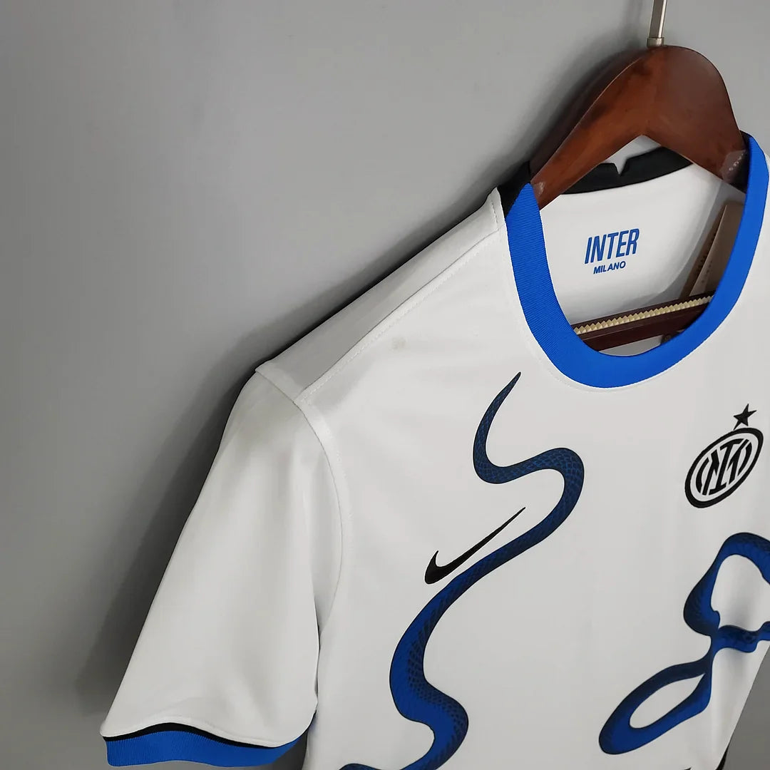Internazionale Milan Football Jersey White 2021/2022 Retro 1:1 Thai Quality Away FTBL4ALL
