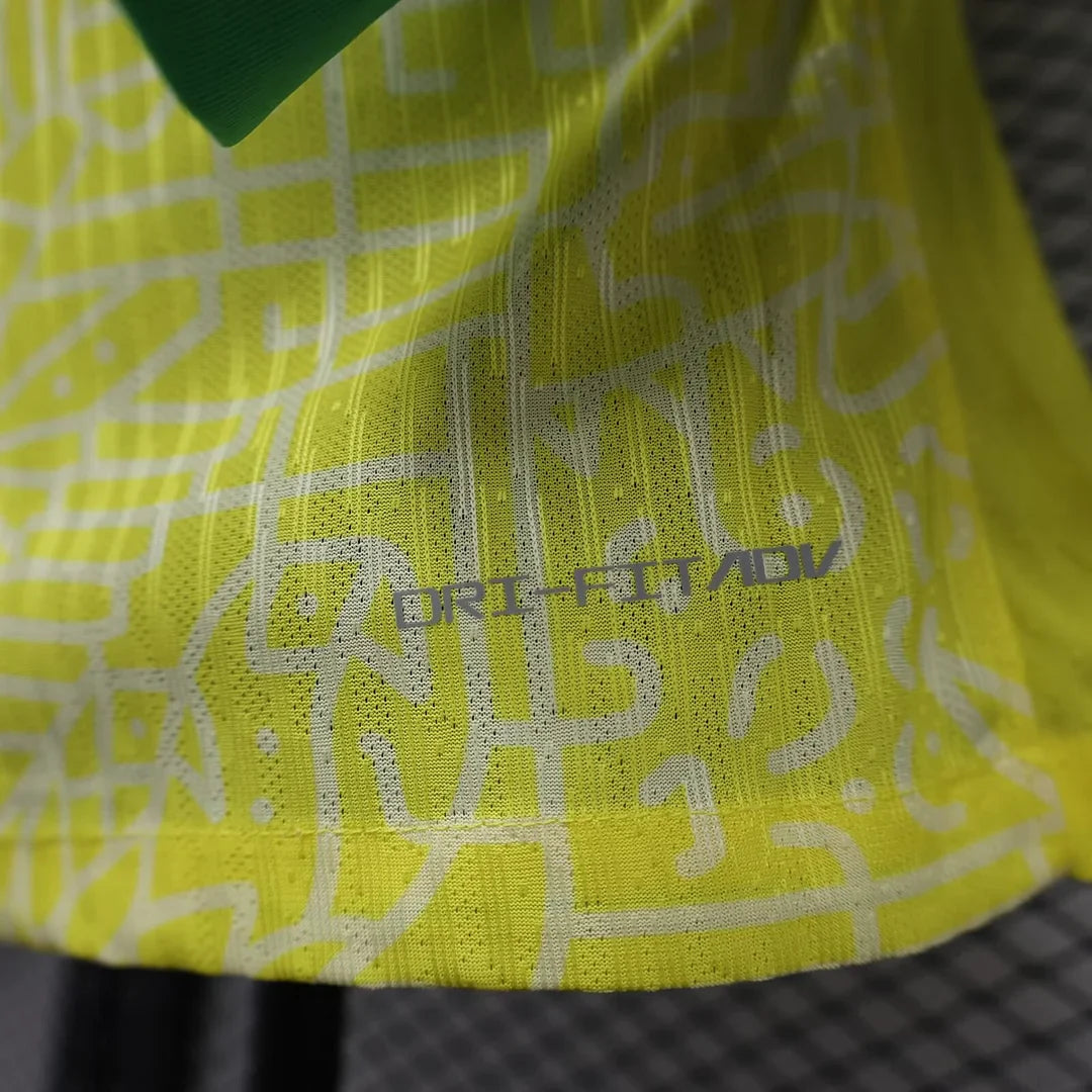 2024 Long Sleeve Player Version Brazil Home Football Shirt 1:1 Thai Quality FTBL4ALL
