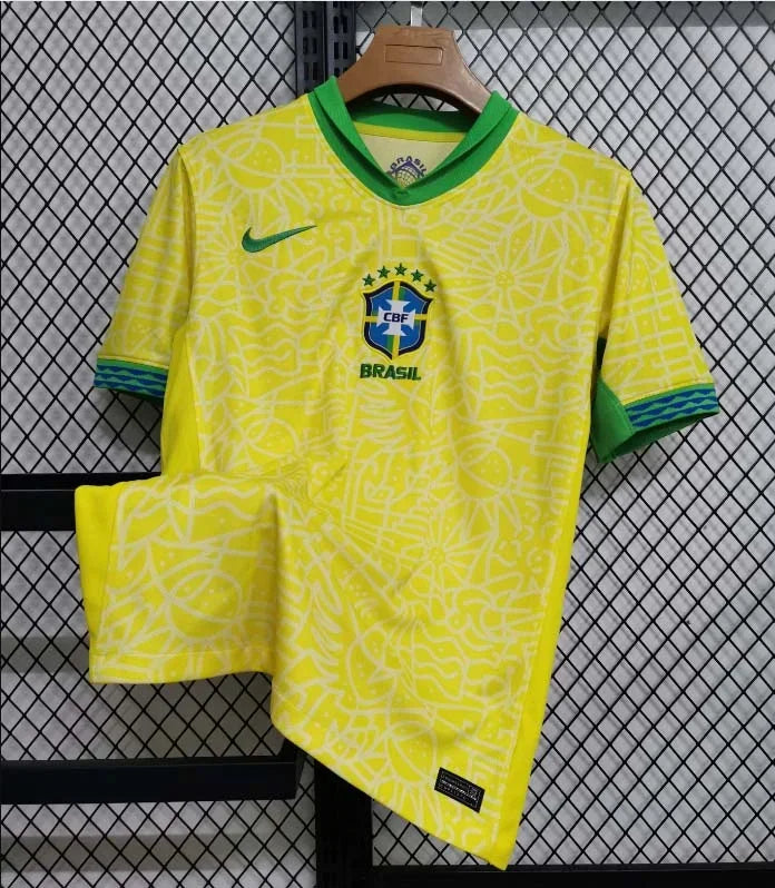 2024 Brazil Home Soccer Jersey FTBL4ALL