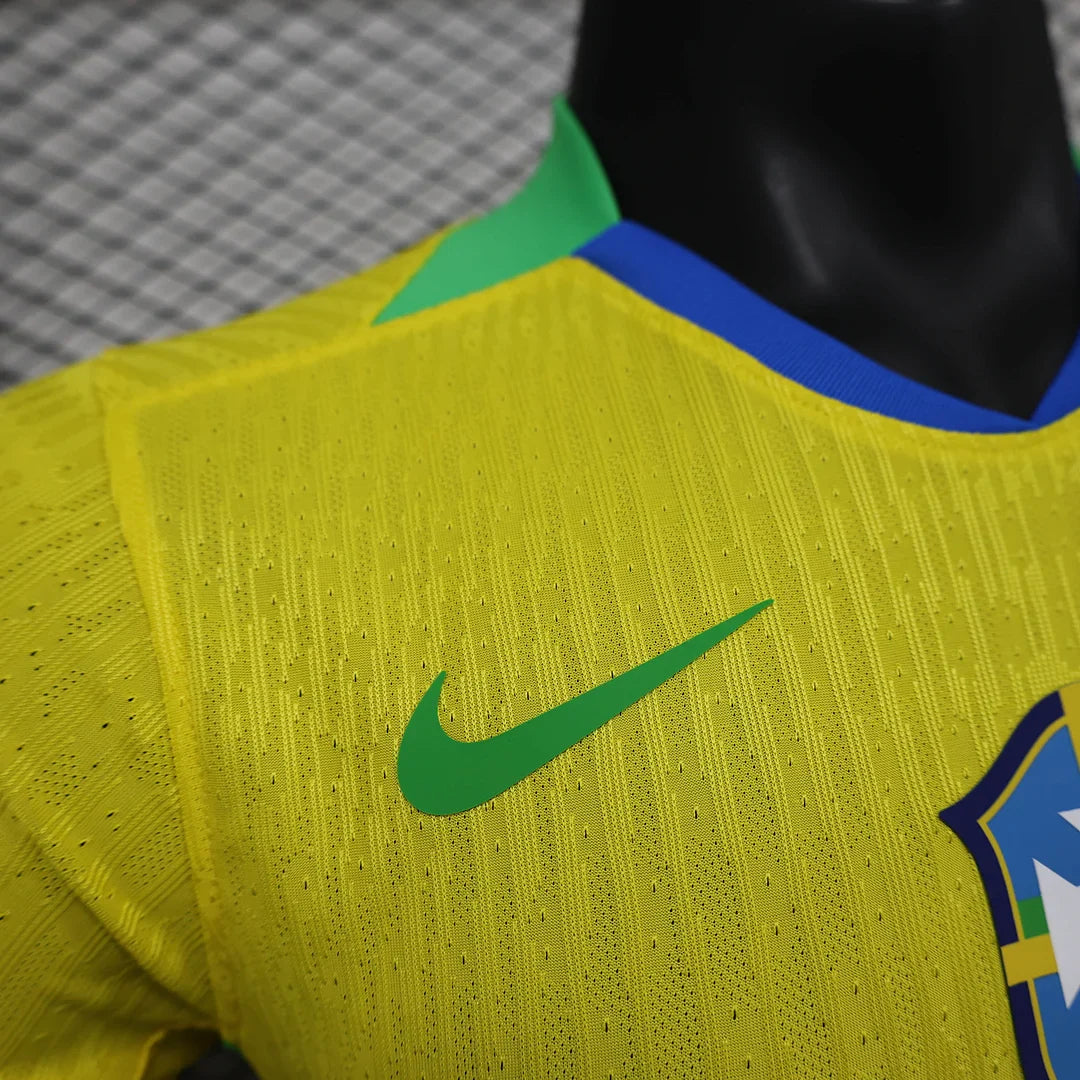 2025 Brazil Home Soccer Jersey - Player Version FTBL4ALL