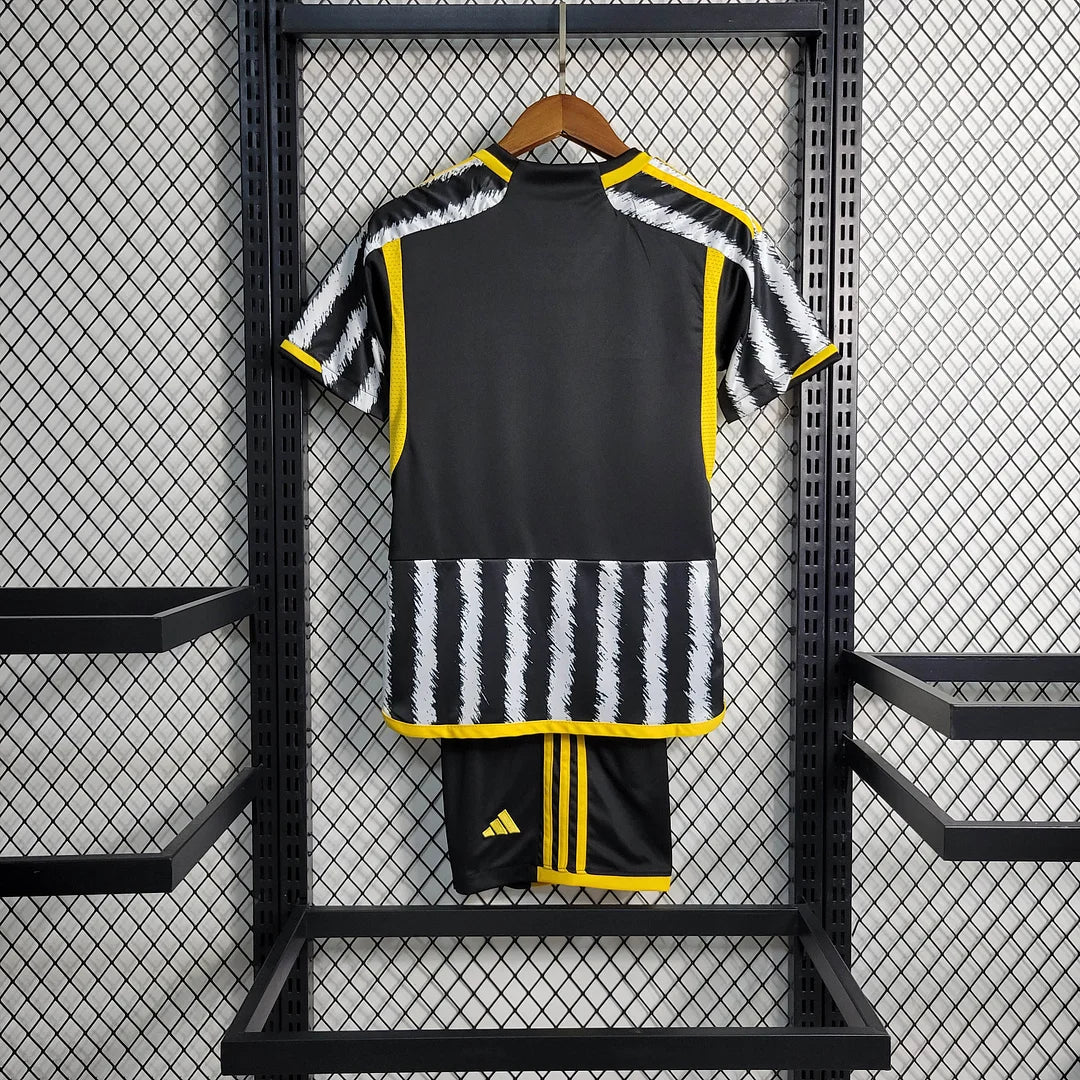 2023/2024 Juventus Home Soccer Jersey 1:1 Thai Quality Kids Size FTBL4ALL