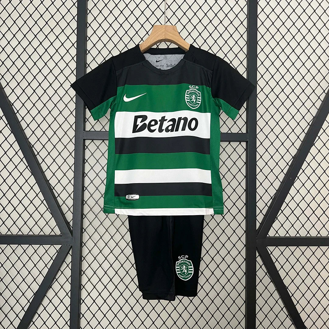 2024/2025 Sporting Lisbon Home Football Shirt 1:1 Thai Quality Kids Size FTBL4ALL