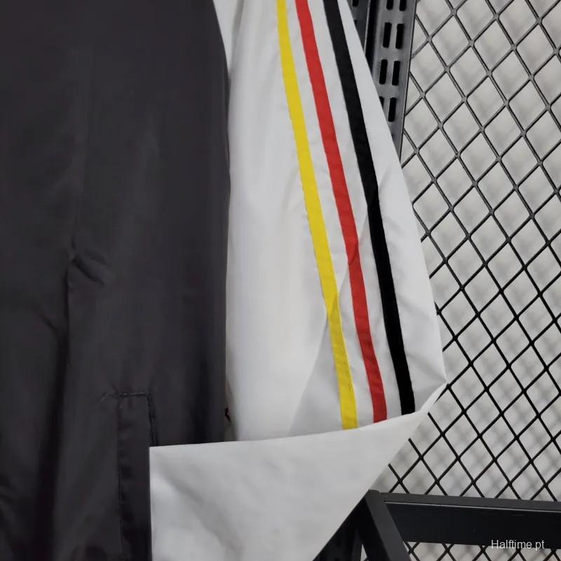 24/25 Real Madrid Black/White Windbreaker FTBL4ALL