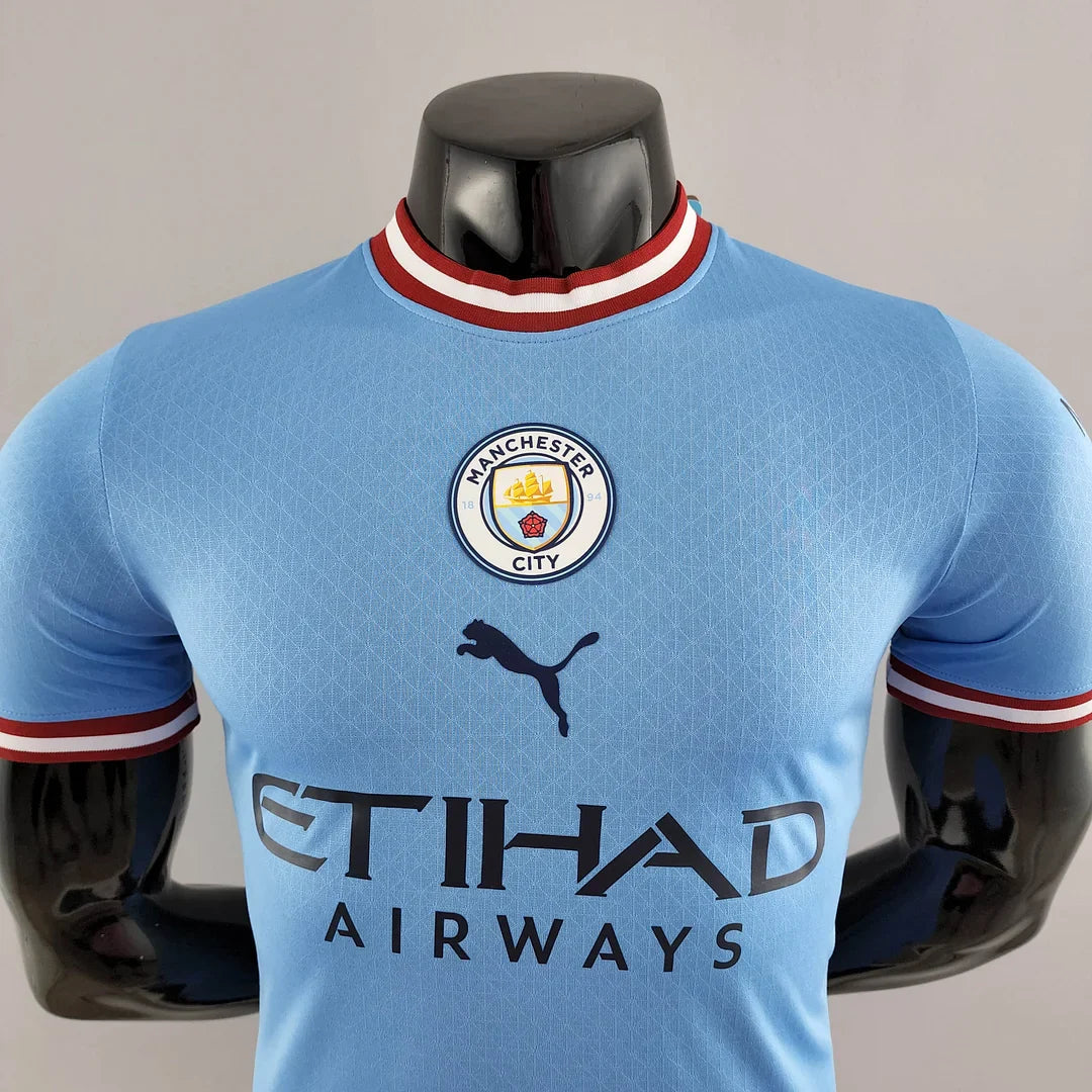 2022/2023 Manchester City Home Football Shirt 1:1 Thai Quality - Player Version FTBL4ALL