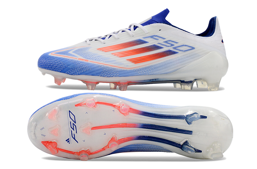 F50 Elite FG White Blue CC