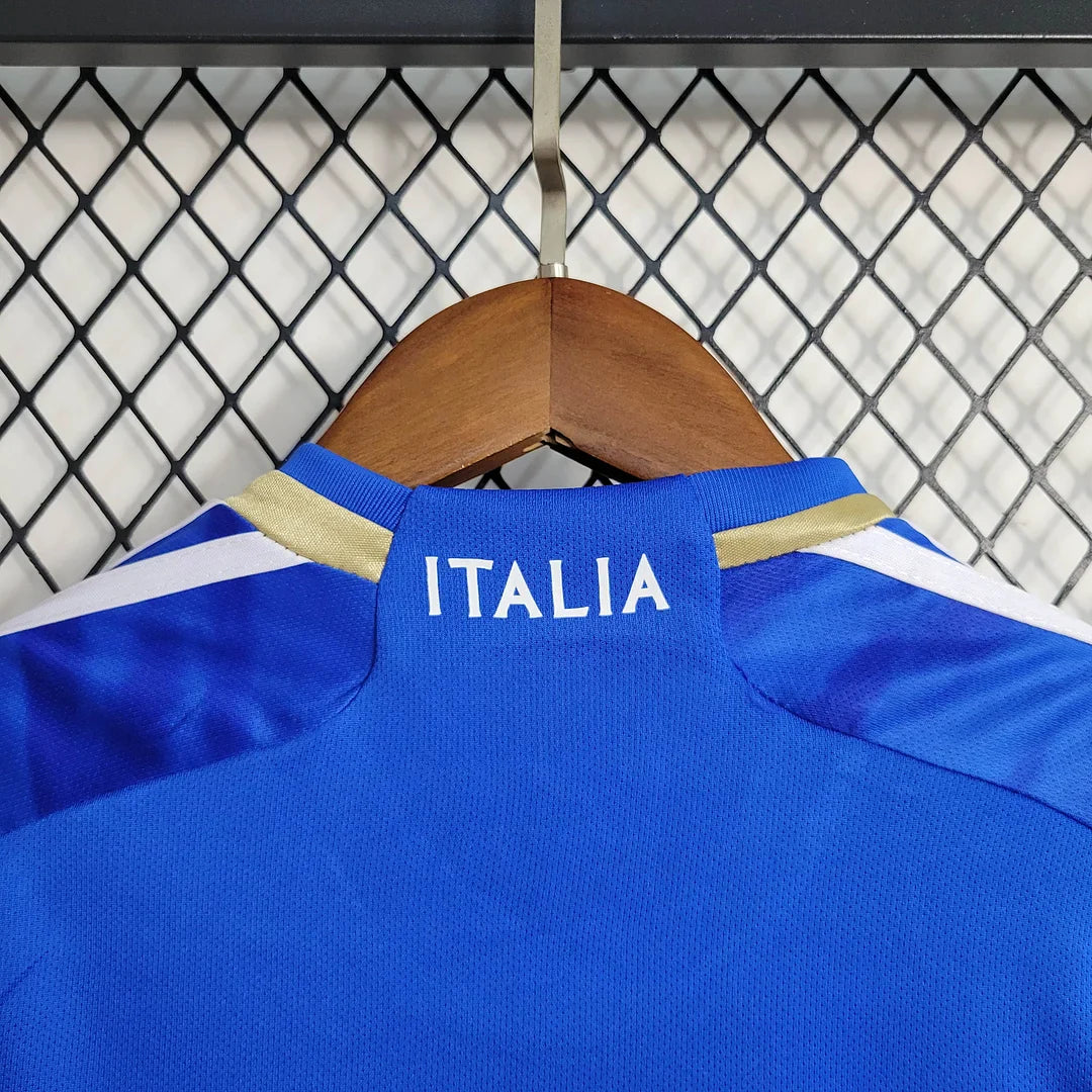 2023 Italy Home Soccer Shirt Kids Size FTBL4ALL