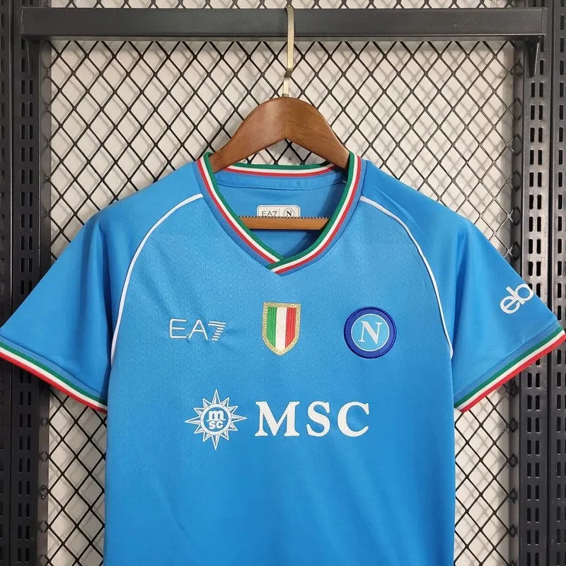 2023/2024 Kids Size Napoli Home Soccer Jersey 1:1 Thai Quality FTBL4ALL