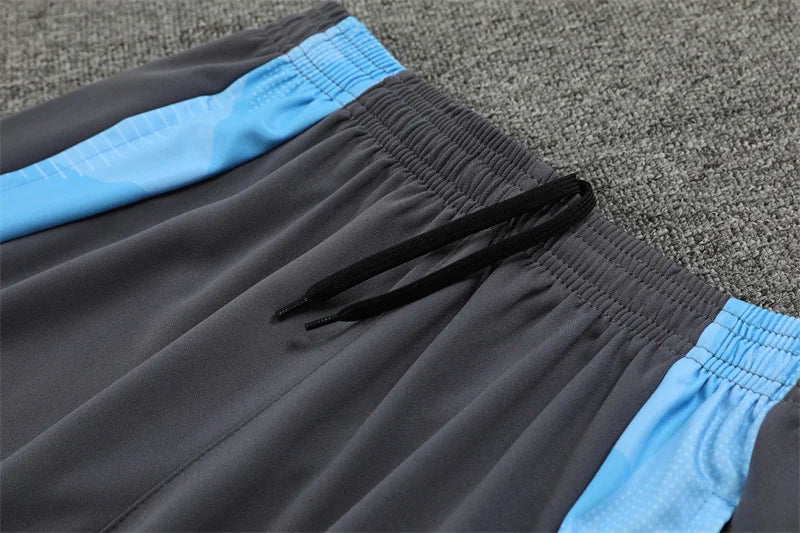2024 Argentina Half-Pull Tracksuit Grey 1:1 Thai Quality FTBL4ALL