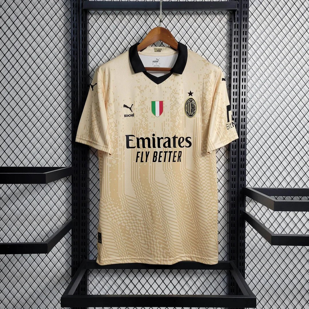 2022/2023 AC Milan Goalkeeper Special Edition Gold Football Shirt 1:1 Thai Quality FTBL4ALL