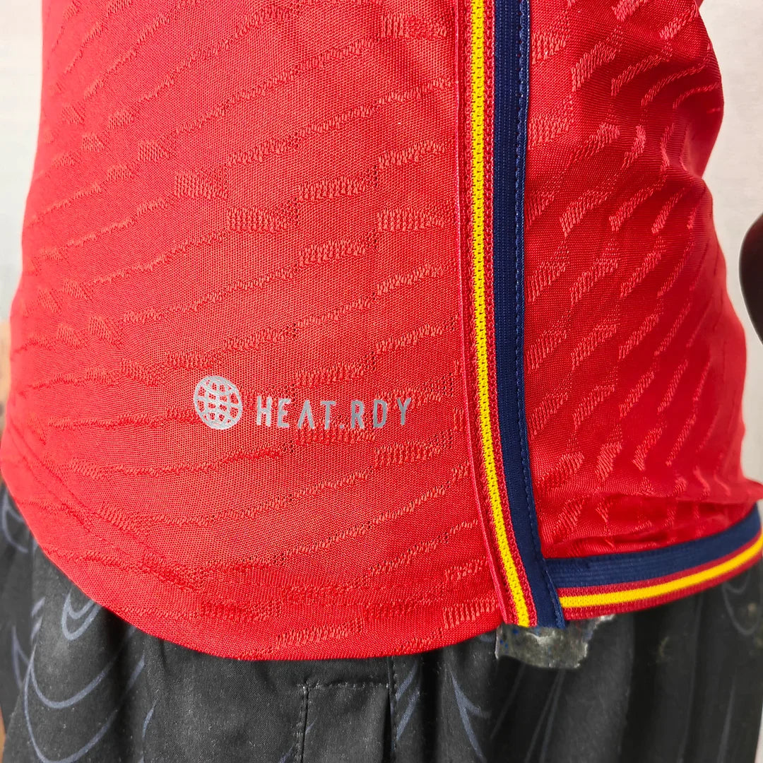 2022 FIFA World Cup Spain Home Soccer Shirt - Player Version FTBL4ALL