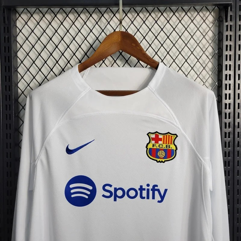 2023/2024 Long Sleeve Barcelona Away Football Shirt 1:1 Thai Quality FTBL4ALL