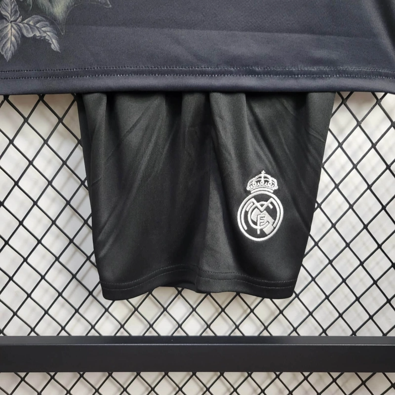 2024/2025 Real Madrid Y-3 Special Edition Black Football Shirt 1:1 Thai Quality Kids Size FTBL4ALL