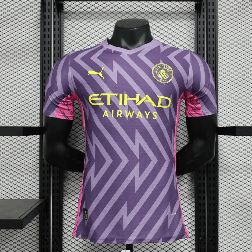 2023/2024 Manchester City Goalkeeper Purple Football Shirt 1:1 Thai Quality - Player Version FTBL4ALL