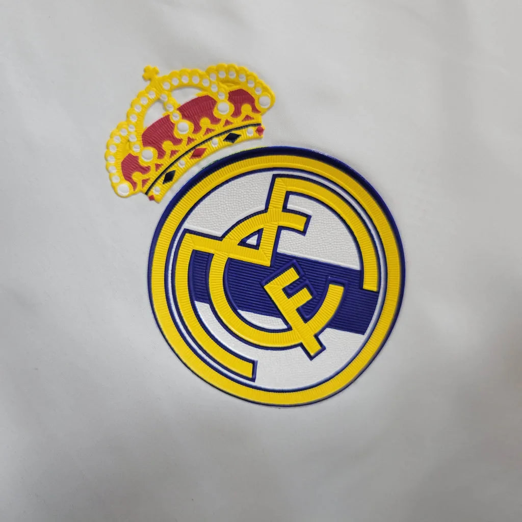 2023/2024 Real Madrid Windbreaker White Blue Soccer Jersey FTBL4ALL