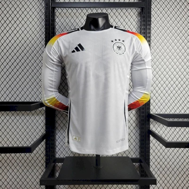 2024 Long Sleeve Player Version Germany Home Football Shirt 1:1 Thai Quality FTBL4ALL