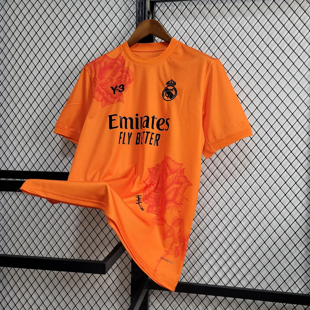 2024/2025 Real Madrid Y-3 Special Edition Orange Football Shirt FTBL4ALL