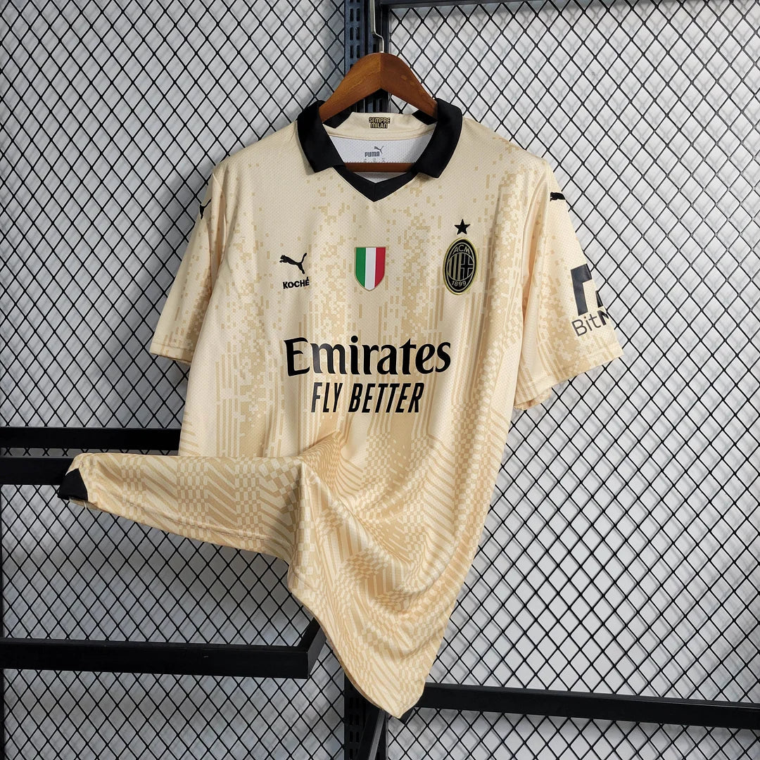 2022/2023 AC Milan Goalkeeper Special Edition Gold Football Shirt 1:1 Thai Quality FTBL4ALL