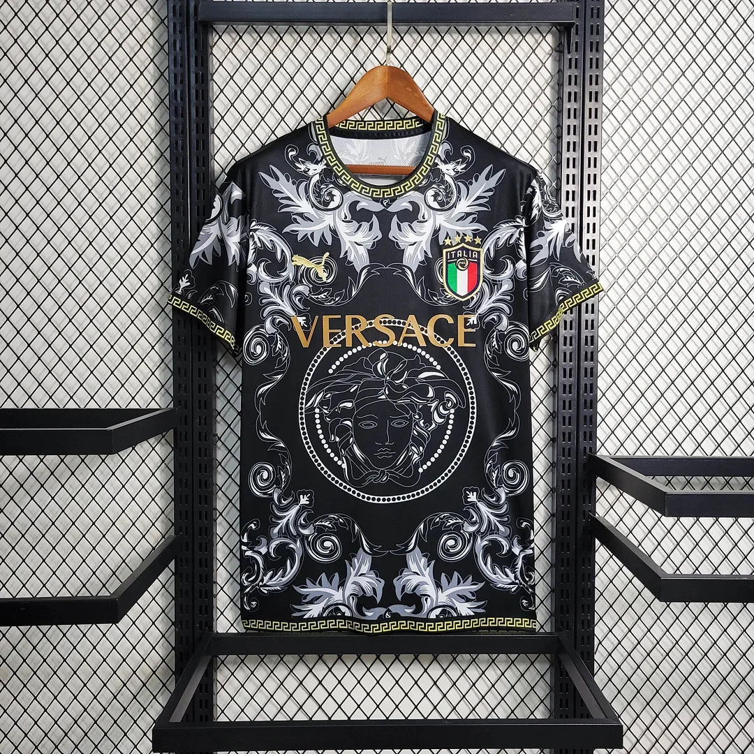 2023 Italy Special Edition Black Soccer Shirt FTBL4ALL