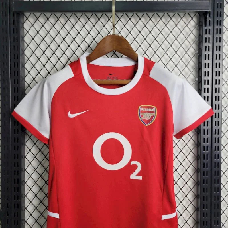 2002/2004 Retro Kids Size Arsenal Home Football Shirt 1:1 Thai Quality FTBL4ALL