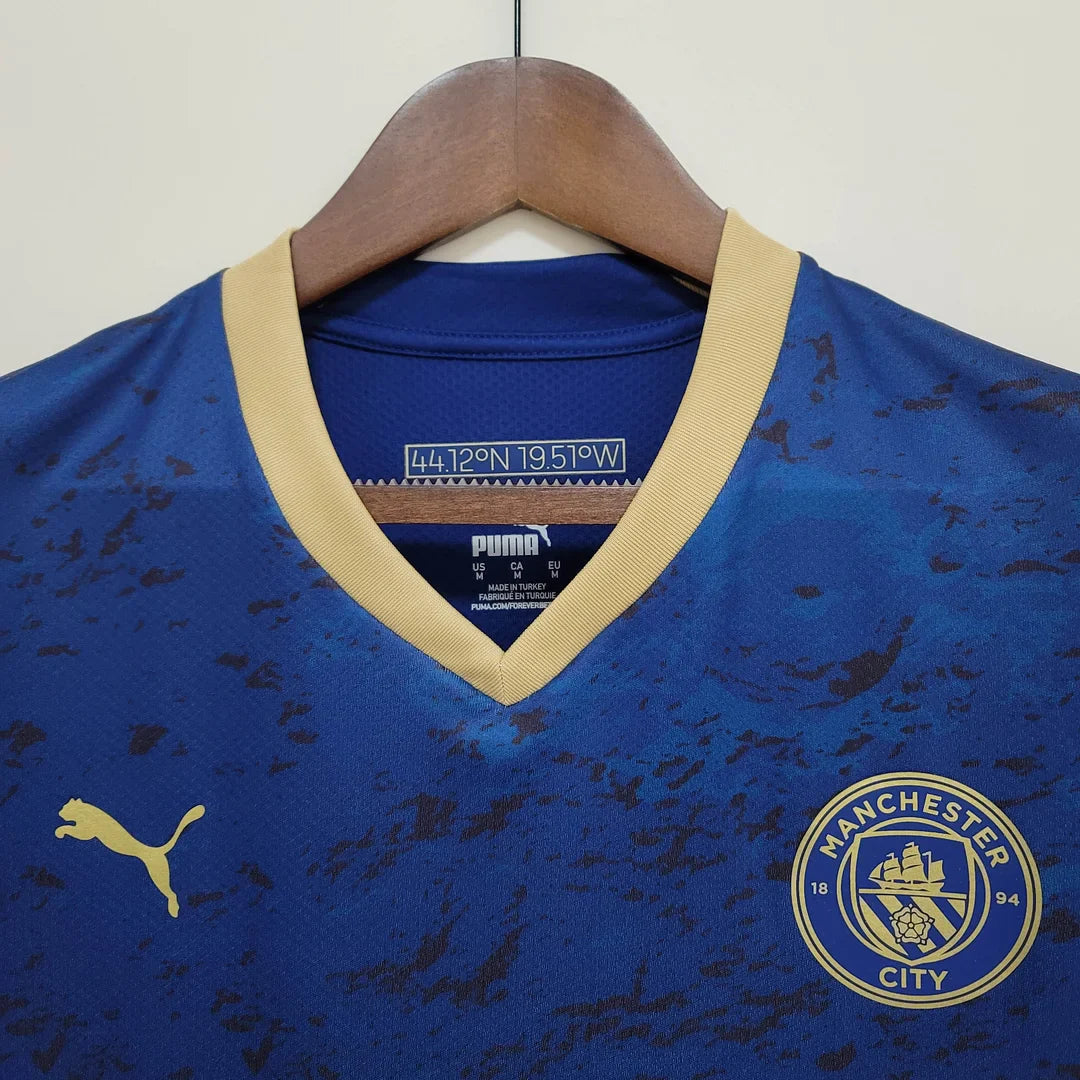 2023 Manchester City Chinese New Year Commemorative Edition Blue Football Shirt 1:1 Thai Quality FTBL4ALL