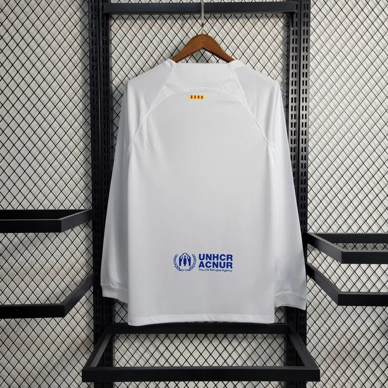 2023/2024 Long Sleeve Barcelona Away Football Shirt 1:1 Thai Quality FTBL4ALL