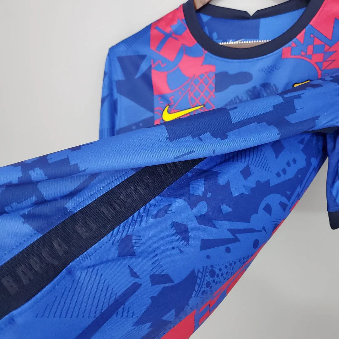 Barcelona Football Shirt 2021 / 2022 Retro 1:1 Thai Quality Third Away FTBL4ALL