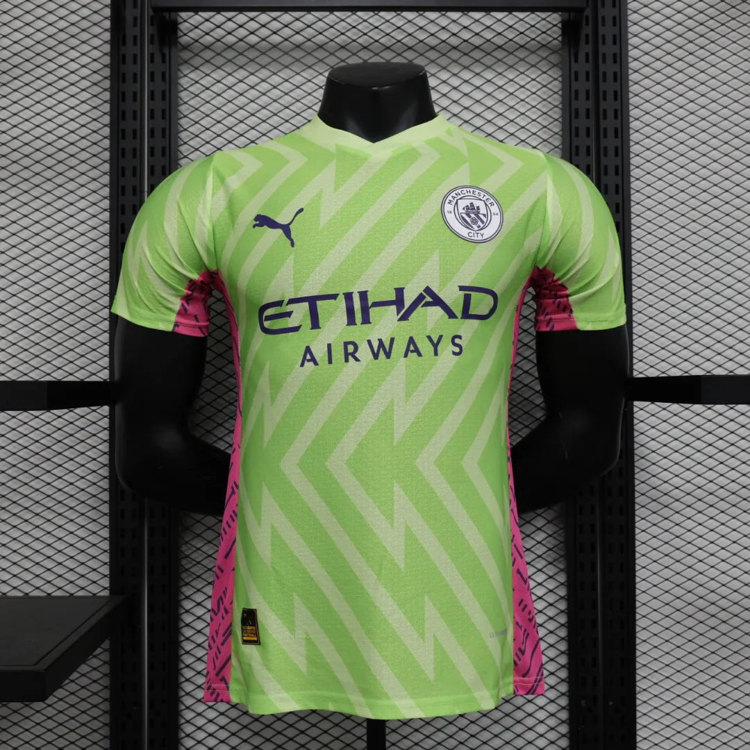 2023/2024 Manchester City Goalkeeper Green Football Shirt 1:1 Thai Quality - Player Version FTBL4ALL