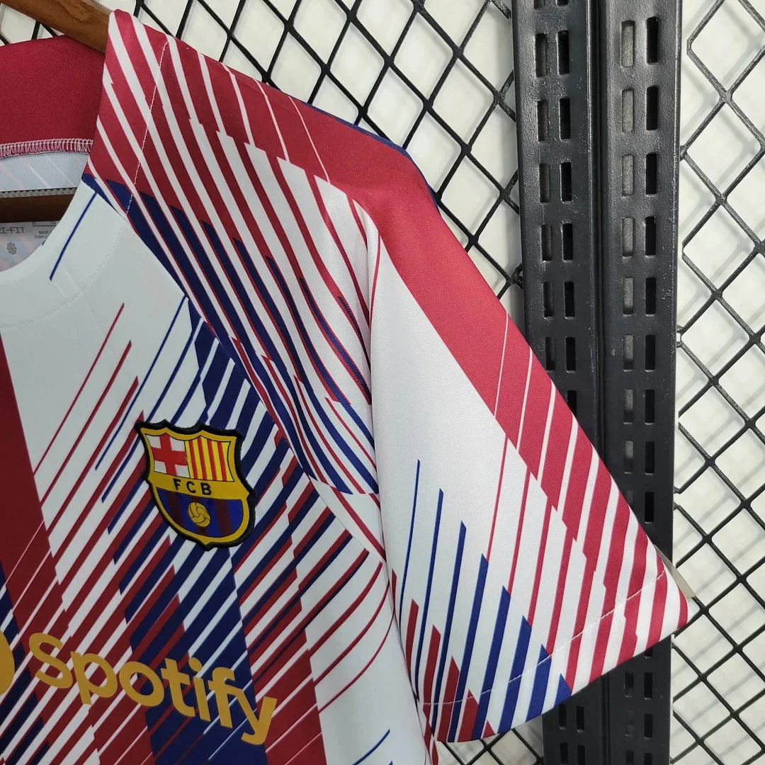 2023/2024 Barcelona Training Wear Red White Blue Jersey FTBL4ALL