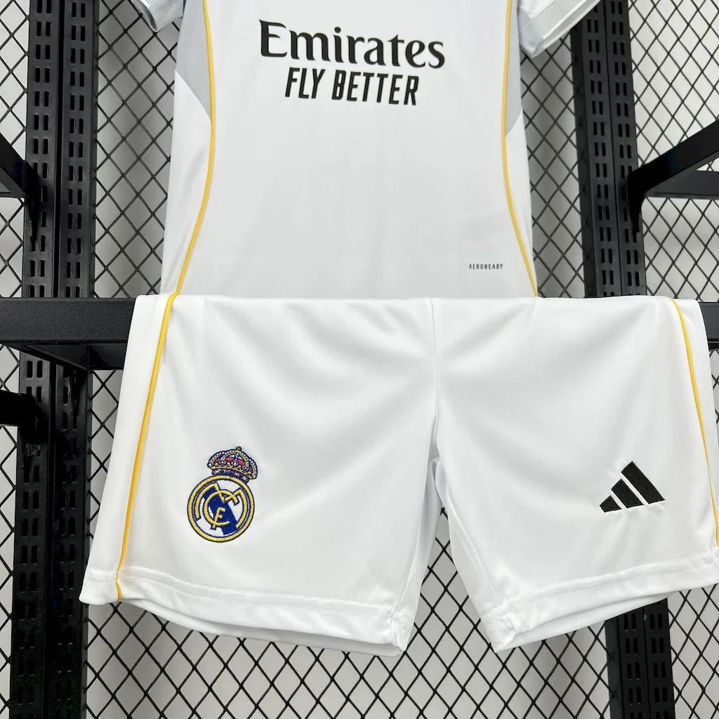 2025/2026 Real Madrid Home Football Shirt Kids Size FTBL4ALL