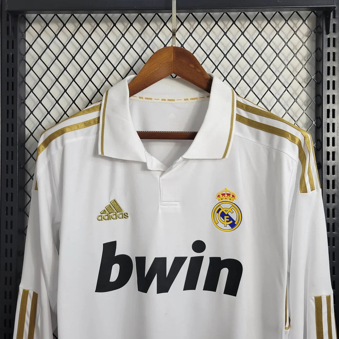 2011/2012 Retro Long Sleeve Real Madrid Home FTBL4ALL