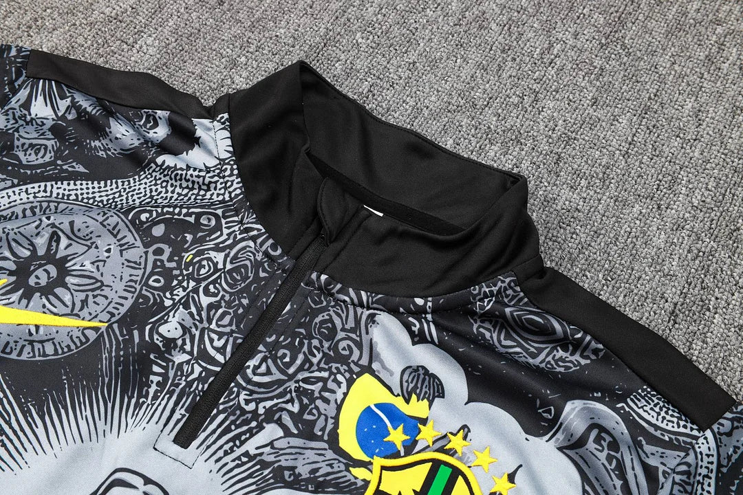 2024 Brazil Special Edition Goddess Half-Pull Tracksuit FTBL4ALL