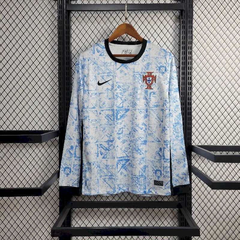 2024 Long Sleeves Portugal Away Soccer Jersey FTBL4ALL